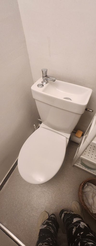 Bathroom Space Saving Example for Spa and Massage Therapy Practices and Establishments