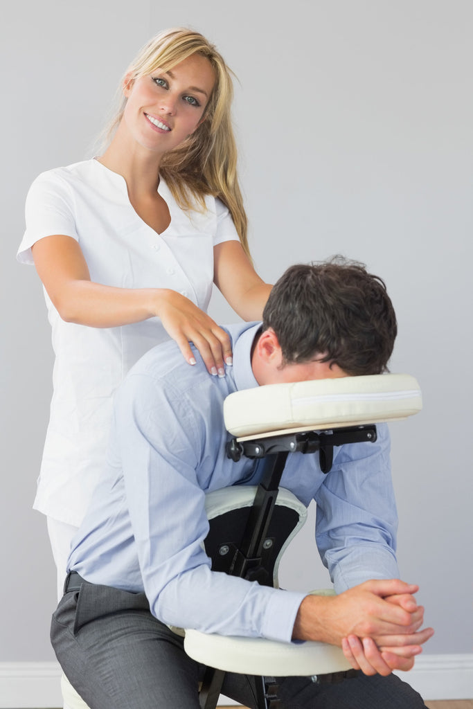 Onsite Corporate Chair Massage Shown to Reduce Anxiety