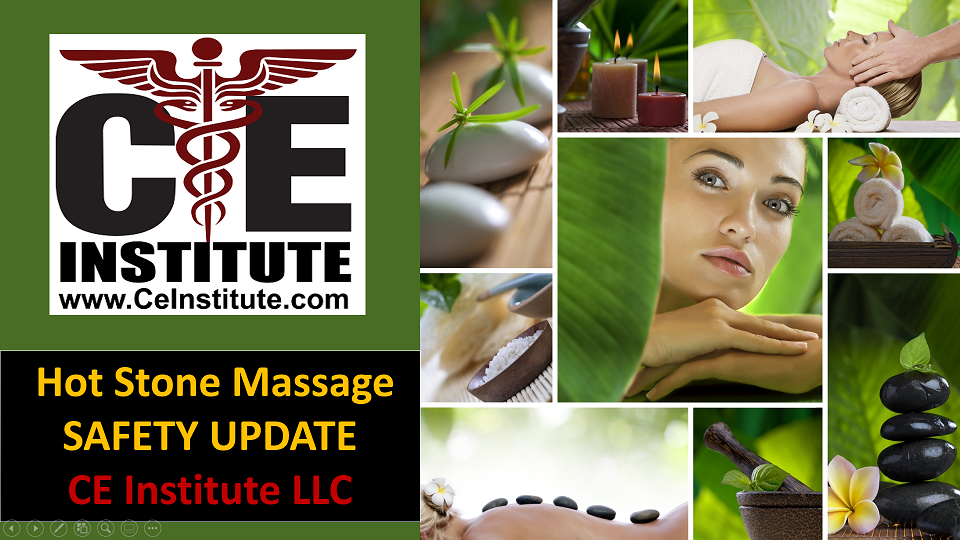 Instructor Visual Demonstration: How to Sanitize Hot Stone Massage Therapy  Equipment 